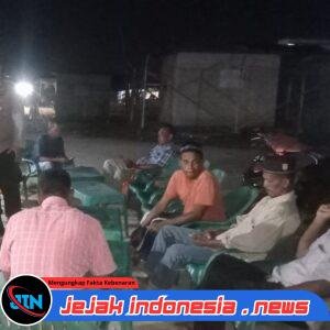 Patroli Malam Polsek Samudera, Polisi Antisipasi Gangguan Kamtibmas di Keude Geudong
