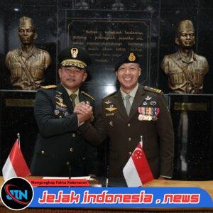 *Perkuat Stabilitas Kawasan, Kasad Terima Kunjungan Kasad Singapura*
