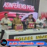 *Laporan Masyarakat Melalui Call Center 110, Polres Ngawi Amankan Sabu 223,842 Gram*