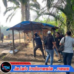 *Satresnarkoba Polres Binjai Kembali Grebek Dan Hancurkan Barak Narkoba Di Desa Perdamaian*