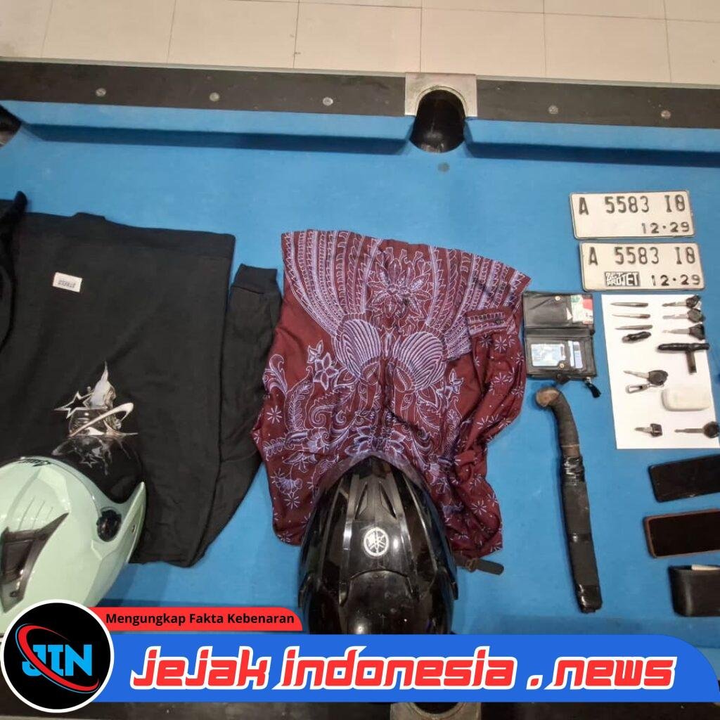 *Ditreskrimum Polda Banten Ringkus 4 Pelaku Pencurian Motor di Cikande*