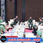 *Jelang HUT ke-80 Persit KCK, Kasad Terima Ketum Persit dan Para Kader Berprestasi*