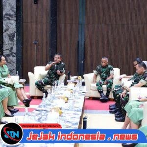 *Jelang HUT ke-80 Persit KCK, Kasad Terima Ketum Persit dan Para Kader Berprestasi*