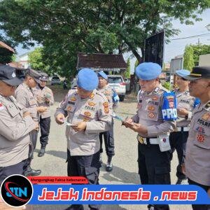 Propam Polres Lhokseumawe Sidak Polsek Jajaran, Tekankan Disiplin dan Larangan Judi Online