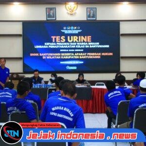 Buktikan Komitmen Zero Handphone dan Narkoba, Lapas Banyuwangi Gandeng TNI-Polri dan BNNK Gelar Razia dan Tes Urin Massal