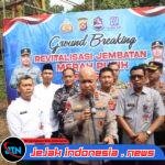Jembatan Harapan Dibangun, Polres Cilegon Hadirkan Akses dan Kepedulian untuk Warga Anyer