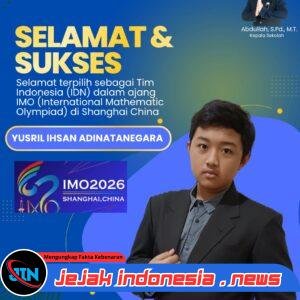 Kabar Prestasi dari Anak Banyuwangi: Putra Anggota Polresta Lolos Tim Indonesia di IMO 2026 Shanghai