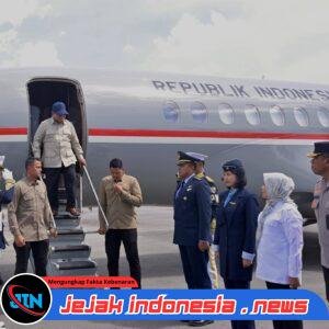 *Wakapolda dan Wagub Gorontalo Sambut Hangat Kunjungan Presiden Prabowo Di Bandara Djalaludin*