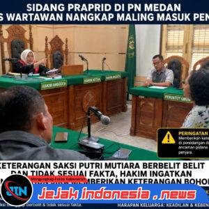 Aneh! Video Diputar di Sidang Prapid PN Medan Kasus Nangkap Maling Masuk Penjara Tak Tak Terlihat Penganiayaan, Saksi Mendadak Diam dan Pucat ?
