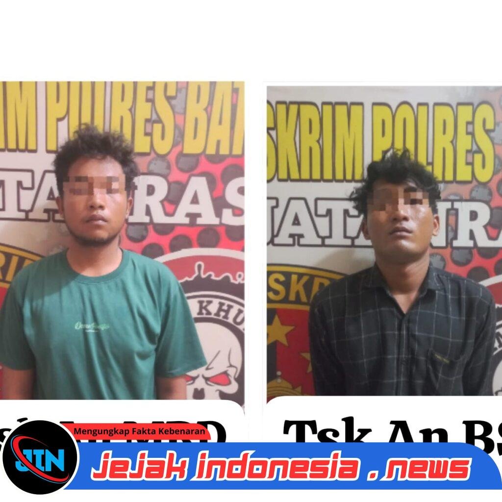 Personel Polres Batu Bara Respon Cepat 110 Amankan Terduga Pelaku Pencurian di Desa Sumber Padi.