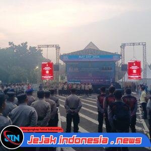 *Polsek Tigaraksa Laksanakan Apel Gabungan Pengamanan Puncak Perayaan Hari Buruh Internasional (May Day) 2026 di Kabupaten Tangerang*