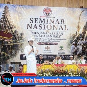 Gubernur Bali Apresiasi 23 Tahun Pengabdian Puskor Hindunesia, Buka Seminar Nasional “Menjaga Warisan Peradaban Bali”
