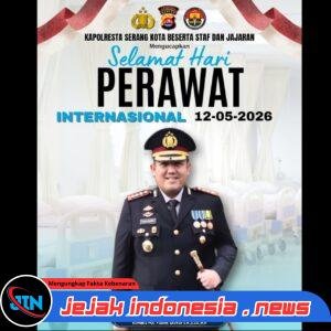 Kapolresta Serang Kota Beserta Bhayangkari dan Jajaran Ucapkan Selamat Hari Perawat Internasional 2026
