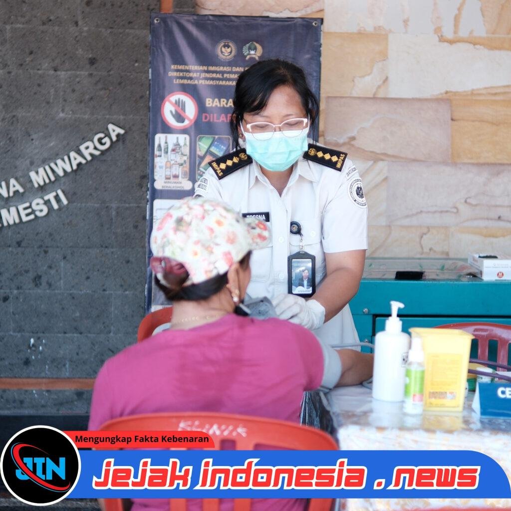 Tak Hanya Membina dan Melayani, Lapas Tabanan Juga Peduli Kesehatan Masyarakat