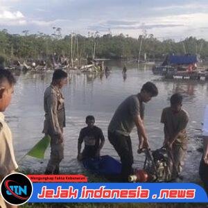*Polsek Belinyu Tertibkan Tambang Timah Ilegal Diarea Fasilitas Umum Desa Gunung Muda*