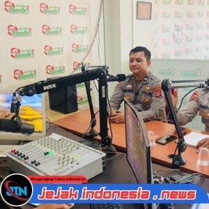 Polres Cilegon Sosialisasikan Layanan 110 Lewat Talkshow Mandiri FM, Ajak Warga Tak Ragu Lapor Polisi