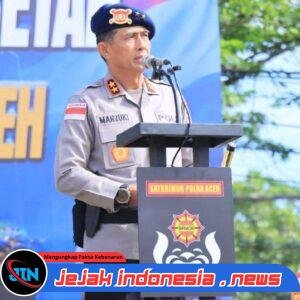Pimpin Pembaretan 30 Bintara Remaja di Mako Jeulingke, Kapolda Aceh: ‘Jaga Kehormatan Baret Biru Brimob’