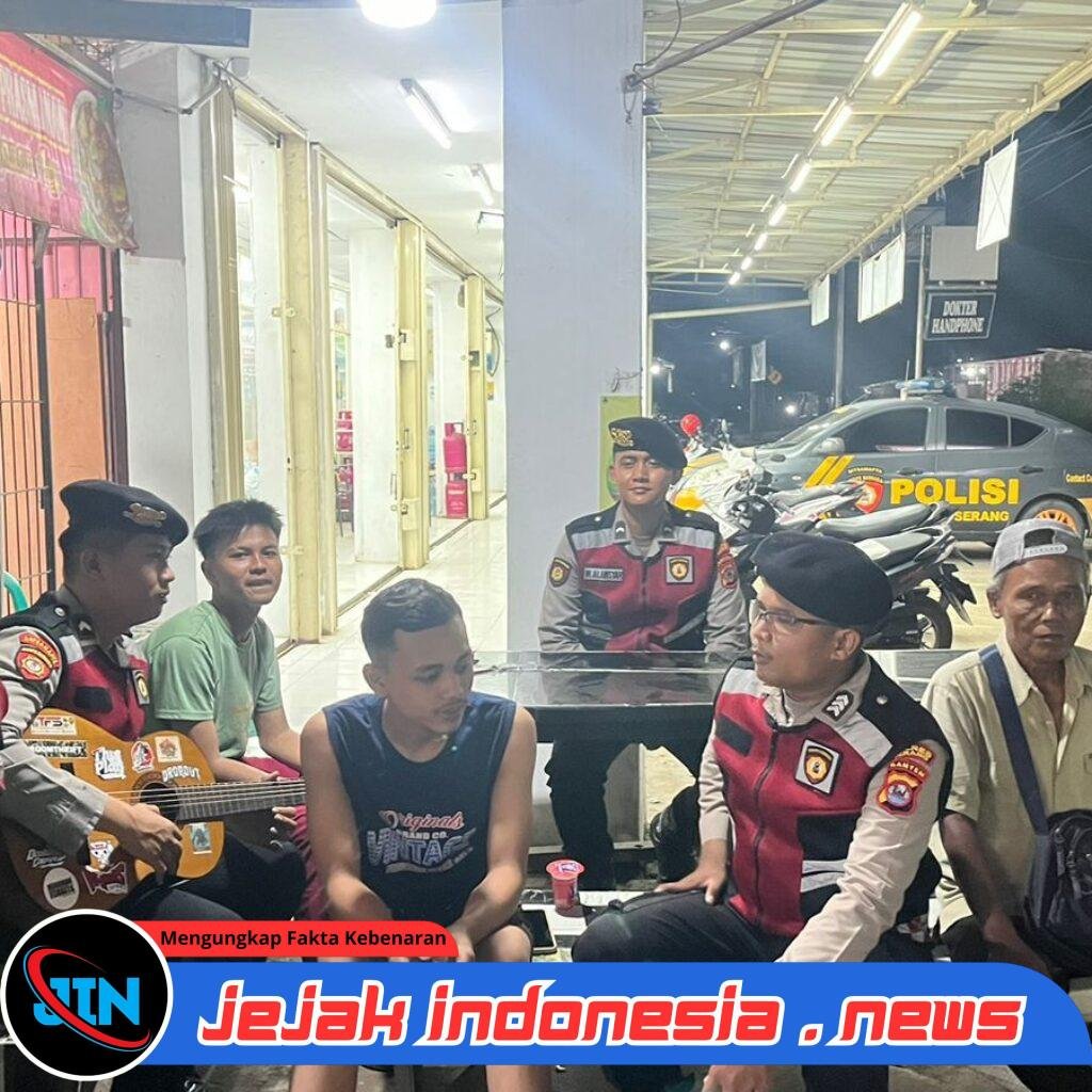 Ciptakan Rasa Aman, Sat Samapta Polres Serang Gelar Patroli Dialogis