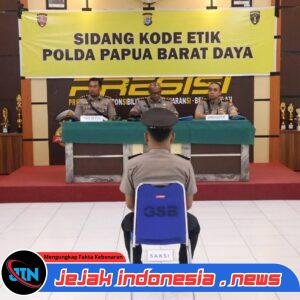 Terbukti Lakukan Penganiayaan Berat, Polda Papua Barat Daya Beri Sangsi PTDH Bripda MAM 