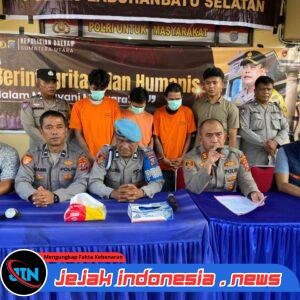 Resahkan Warga Bakaran Batu, Tiga Pencuri Sawit Diciduk Polsek Torgamba Saat Angkut Hasil Curian