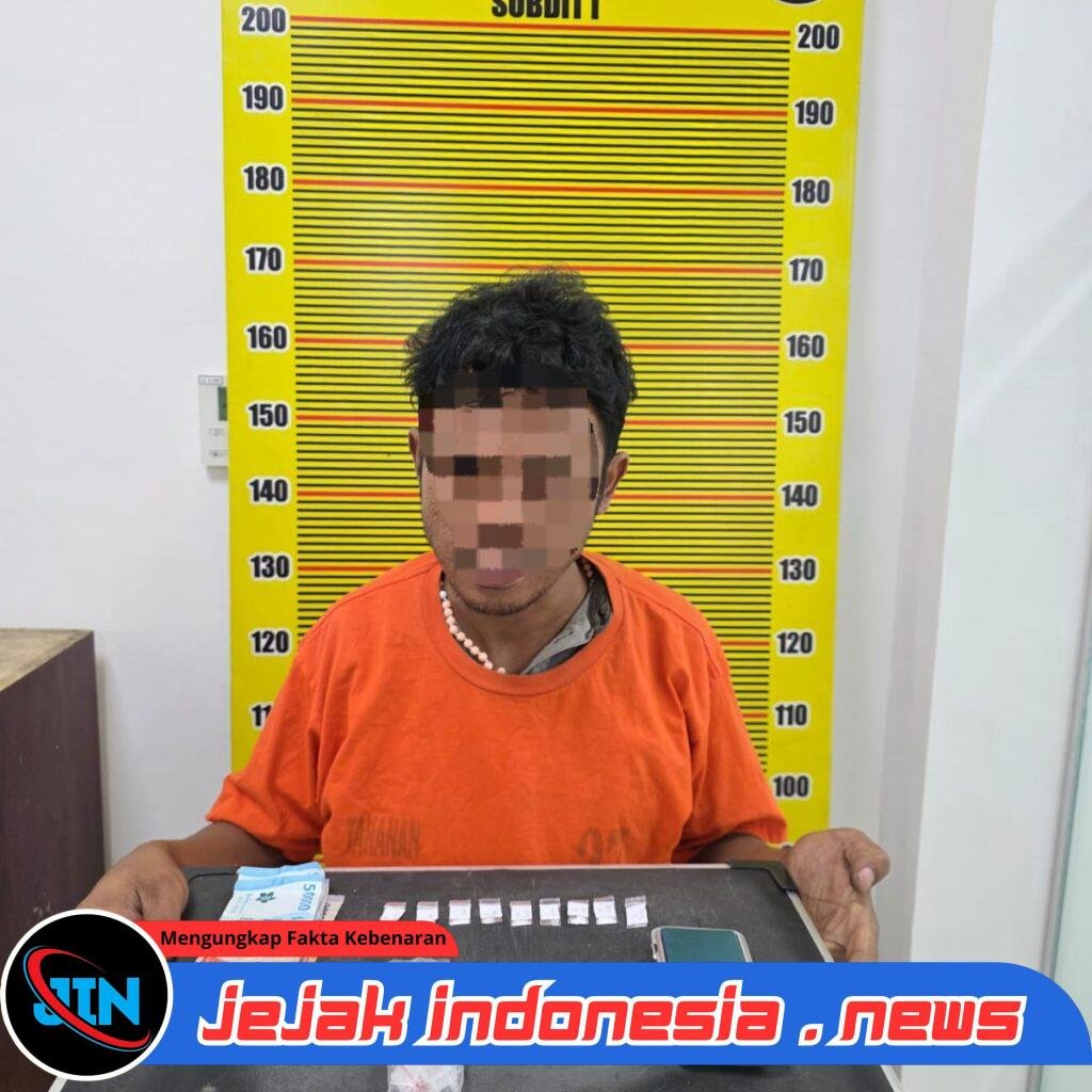Polisi Gerebek Rumah di Sibolangit, Pria Pengangguran Ditangkap Saat Transaksi Sabu