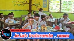 Mendukung Program Pemerintah, Satgas Swasembada Yonif 643/Wns Koops TNI Habema Simulasikan Makan Bergizi Gratis (MBG)