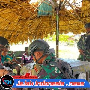 Hangatnya Pengabdian, TNI Hadir Membawa Harapan Kesehatan di Perbatasan