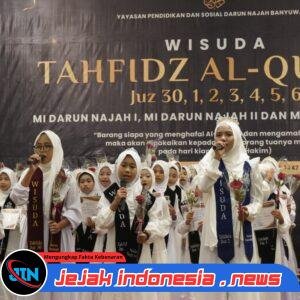 Pesantren Darun Najah Tukangkayu Banyuwangi Kukuhkan 234 Hafidz dalam Wisuda Tahfidz Al-Qur’an 2026