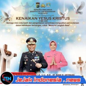 Kapolres Simalungun AKBP Marganda Aritonang Beserta Staf dan Bhayangkari Sampaikan Ucapan Selamat Kenaikan Yesus Kristus, Tegaskan Komitmen Polri Humanis dan Berintegritas
