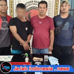 Polsek Dolok Batu Nanggar Gulung Residivis Narkoba, Tersangka Nekat Kabur Lompat Tembok Sebelum Dibekuk Petugas di Ladang Ubi