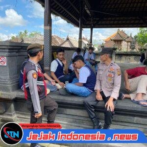 *Memastikan Keamanan Terhadap Wisatawan, Pawas Bersama Anggota Sambangi Obyek Desa Wisata Penglipuran*