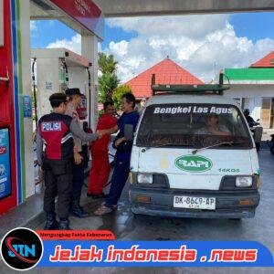 *Cek Ketersediaan Stock BBM, Pawas Bersama Anggota Sambangi Obvit SPBU*