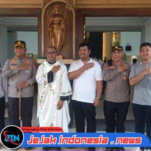Kapolresta Tangerang Tinjau Langsung Pengamanan Misa Kenaikan Isa Almasih di Citra Raya