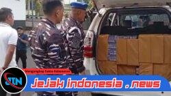 Lanal Batuporon Sikat Jalur Rokok Ilegal Suramadu, 311 Bal Disita dan 15 Kendaraan Diamankan
