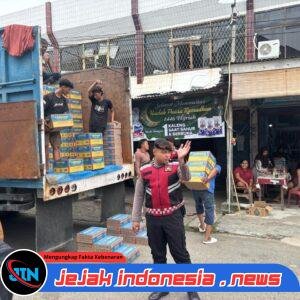 Patroli Kota Presisi di Pusat Ekonomi, Sat Samapta Polres Lhokseumawe Antisipasi Pungli dan Gangguan Kamtibmas