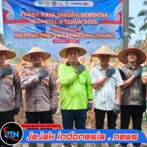 Dipimpin Langsung Presiden Prabowo secara Virtual, Polres Simalungun Sukseskan Panen Raya Jagung Serentak Kuartal II 2026 di Nagori Muara Mulia