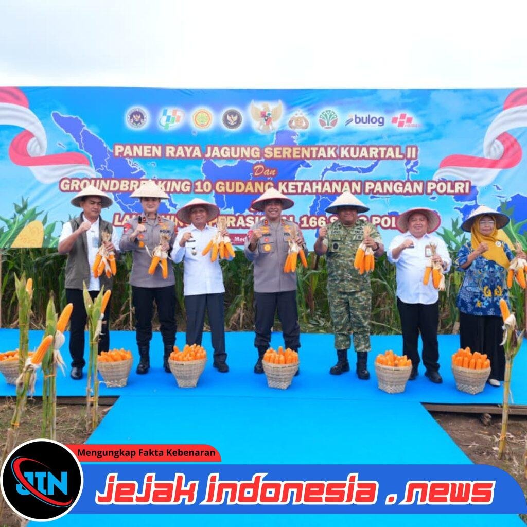 Polda Sumut Ikuti Panen Raya Jagung Serentak Polri Bersama Presiden Prabowo, Dukung Ketahanan Pangan Nasional