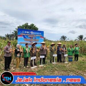 Polres Subulussalam Bersama Forkopimda Ikuti Panen Raya Jagung Serentak Kuartal II Seluruh Indonesia