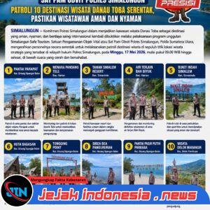 Di Balik Senyum Ramah Aipda Rolan Manik: Sosok Personel Sat Pam Obvit Polres Simalungun yang Tak Kenal Lelah Kawal Keamanan Wisata Danau Toba
