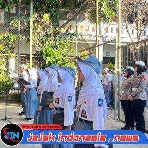 Satlantas Polres Serang Tanamkan Kesadaran Tertib Lalu Lintas dan Cegah Kenakalan Remaja di SMAN 1 Cikande