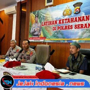LATIHAN KETAHANAN PANGAN DI POLRES SERANG: PERKUAT KEMANDIRIAN PANGAN DAN DUKUNG PEREKONOMIAN MASYARAKAT