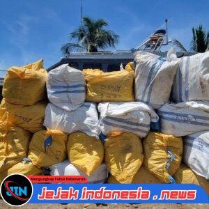 Sinergi TNI AL Dengan Aparat Gabungan Gagalkan Penyelundupan Ballpress Ilegal di Sumatera Utara