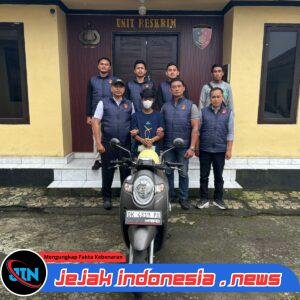 Team Opsnal Unit Reskrim Polsek Kintamani Ungkap Kasus Curanmor, Pelaku Ditangkap di Banyuwangi