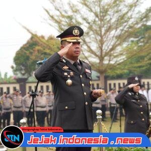 Kapolres Pimpin Upacara Hari Kebangkitan Nasional ke 118  di Mapolres Serang