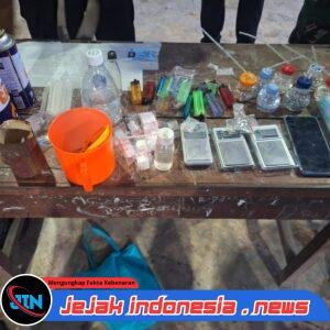 Tawuran di Belawan Dibubarkan Tim Gabungan, Polisi Temukan Dugaan Sarang Narkoba dan Amankan Seorang Pria Positif Sabu