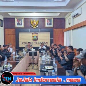 *Ngopi Kamtibmas Polres Tabanan, Perkuat Sinergitas Ormas dalam Optimalisasi Sabuk Kamtibmas*