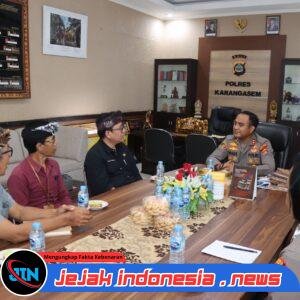 Kapolres Karangasem Terima Audiensi BPS, Siap Kawal Sensus Ekonomi Melibatkan 500 Petugas