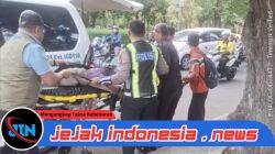 Personel Satlantas Polresta Serang Kota Respons Cepat terkait Laporan Warga