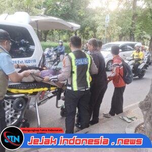 Personel Satlantas Polresta Serang Kota Respons Cepat terkait Laporan Warga
