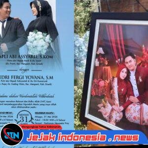 Camat Menganti Jadi Saksi, Putra Kepala Desa Pranti Resmi Persunting Indri Fergi Yovana